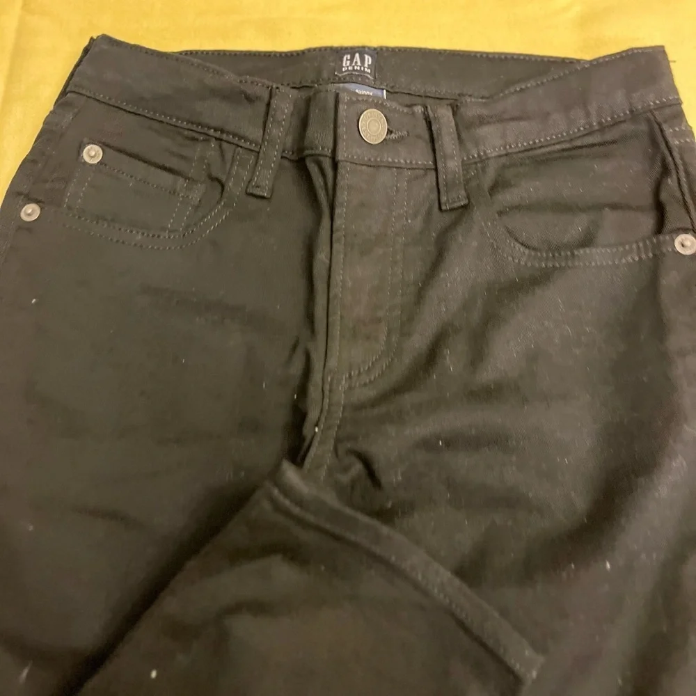 GAP BOYS Black Denim Jeans SIZE 12 brand new